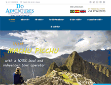 Tablet Screenshot of doadventures.com